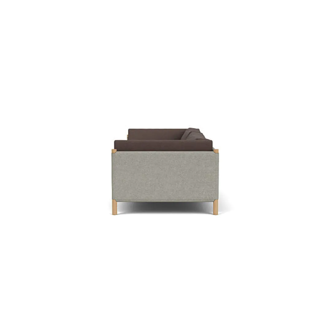 Karnov & Mahler L48 Moesgaard - 3 pers. sofa - Light Brown/Black- 3 Personers Sofa