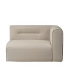 Laura Bilde L44 Mols - Højre modul - Beige- Modulsofaer
