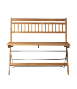 Thomas E. Alken M24 Lilleø - Altanbænk - Stål - Teak- Havebænke