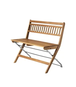 Thomas E. Alken M24 Lilleø - Altanbænk - Stål - Teak- Havebænke