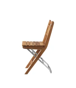 Thomas E. Alken M23 Lilleø - Altanstol - Stål - Teak- Havestole