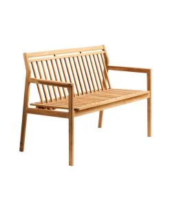 Thomas E. Alken M12 Sammen - 2 pers. havebænk med ryglæn - Teak- Havebænke