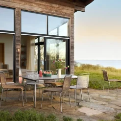 Salto & Sigsgaard M21 Teglgaard - Havebord - Stone - 90 x 180 cm- Haveborde