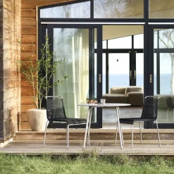 Salto & Sigsgaard M21 Teglgaard - Havebord - Stone - Ø 90 cm- Haveborde