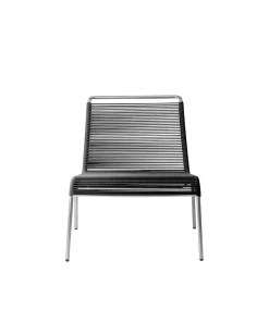 Salto & Sigsgaard M20L Teglgaard - Loungesnorestol - Sort- Lounge Møbler