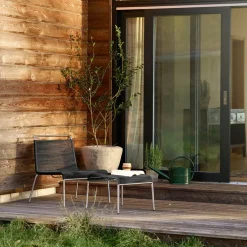 Salto & Sigsgaard M20L Teglgaard - Loungesnorestol - Sort- Lounge Møbler