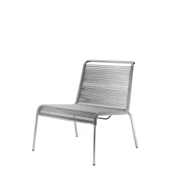 Salto & Sigsgaard M20L Teglgaard - Loungesnorestol - Lysegrå- Lounge Møbler