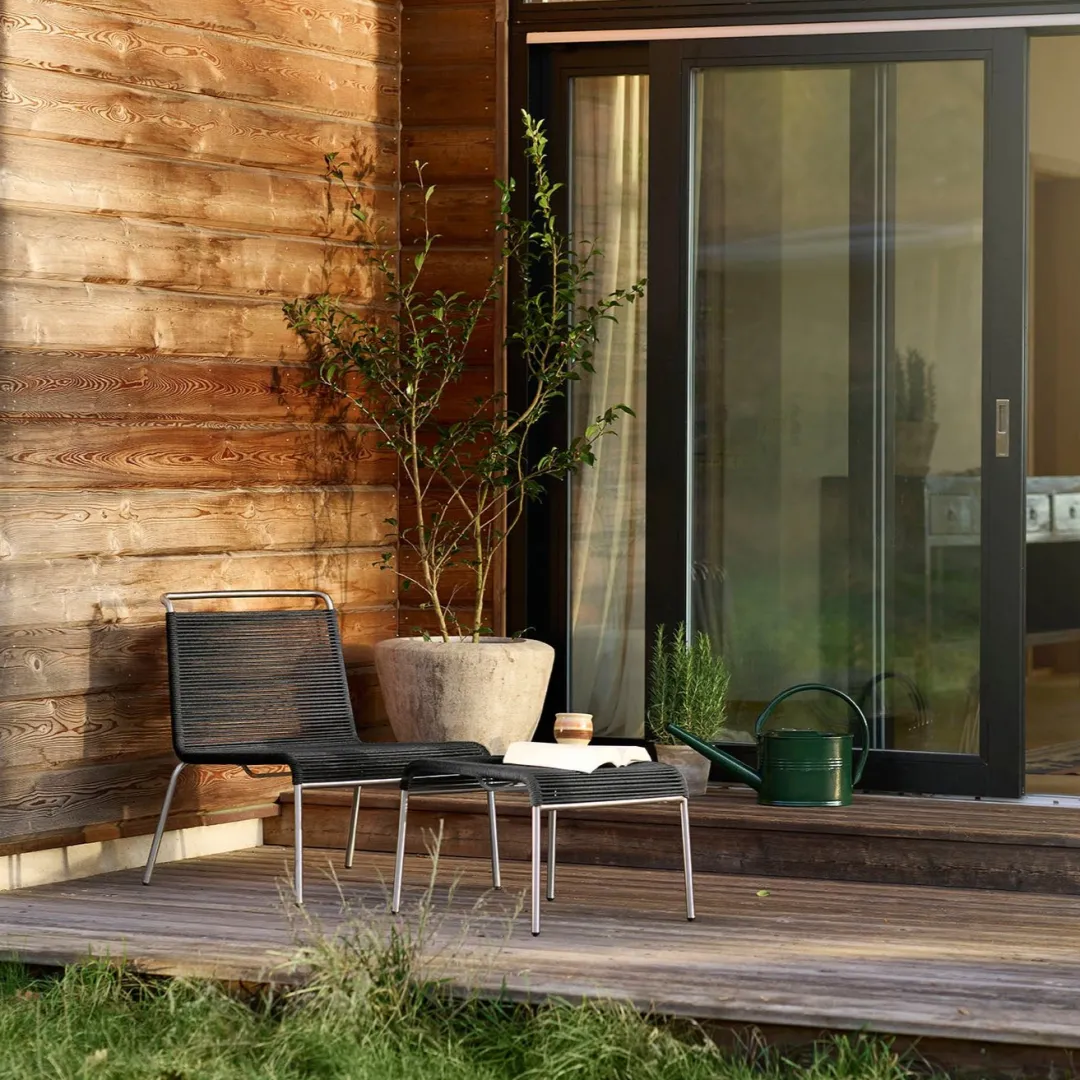 Salto & Sigsgaard M20S Teglgaard - Snoreskammel - Sort- Lounge Møbler
