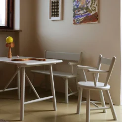 Børge Mogensen P10 - Børnebord - Bøg - Blue Grey-Børn Børnemøbler