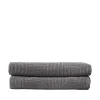 Gitte Lægård R33 Kirkeby - Badehåndklæde - Granite Gray - 2 stk- Håndklæder