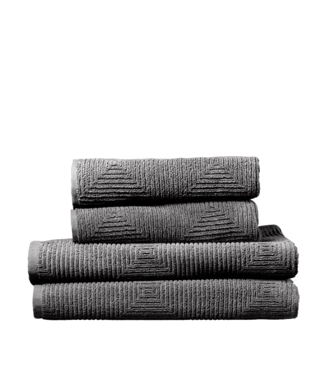Gitte Lægård R33 Kirkeby - Håndklædepakke - Granite Gray - 4 st- Håndklæder