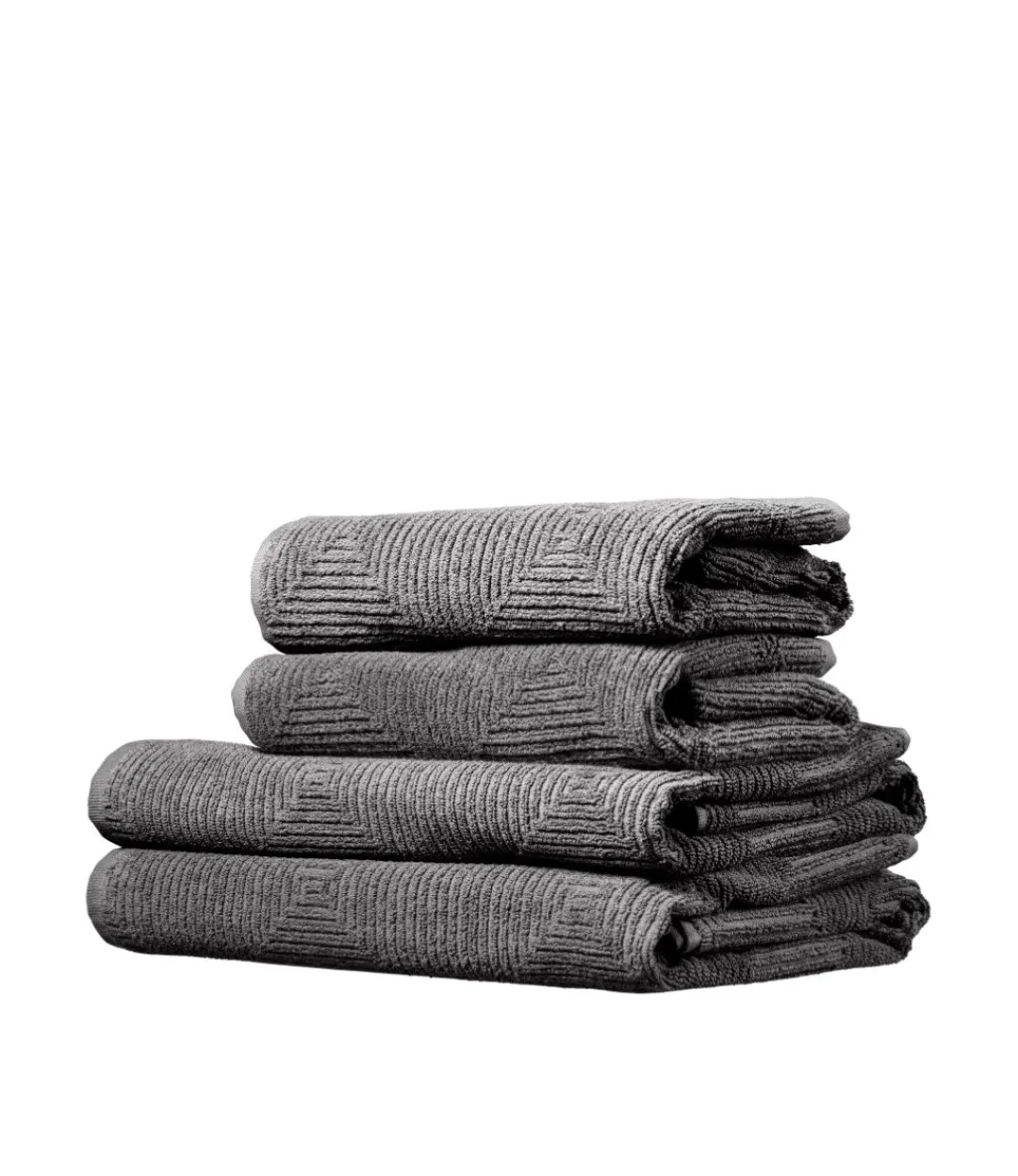 Gitte Lægård R33 Kirkeby - Håndklædepakke - Granite Gray - 4 st- Håndklæder