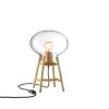 Philip Bro & Dögg Gudmundsdottir U4 Hiti - Bordlampe - Eg - Klart glas- Bordlamper