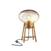Philip Bro & Dögg Gudmundsdottir U4 Hiti - Bordlampe - Eg - Ravfarvet glas- Bordlamper