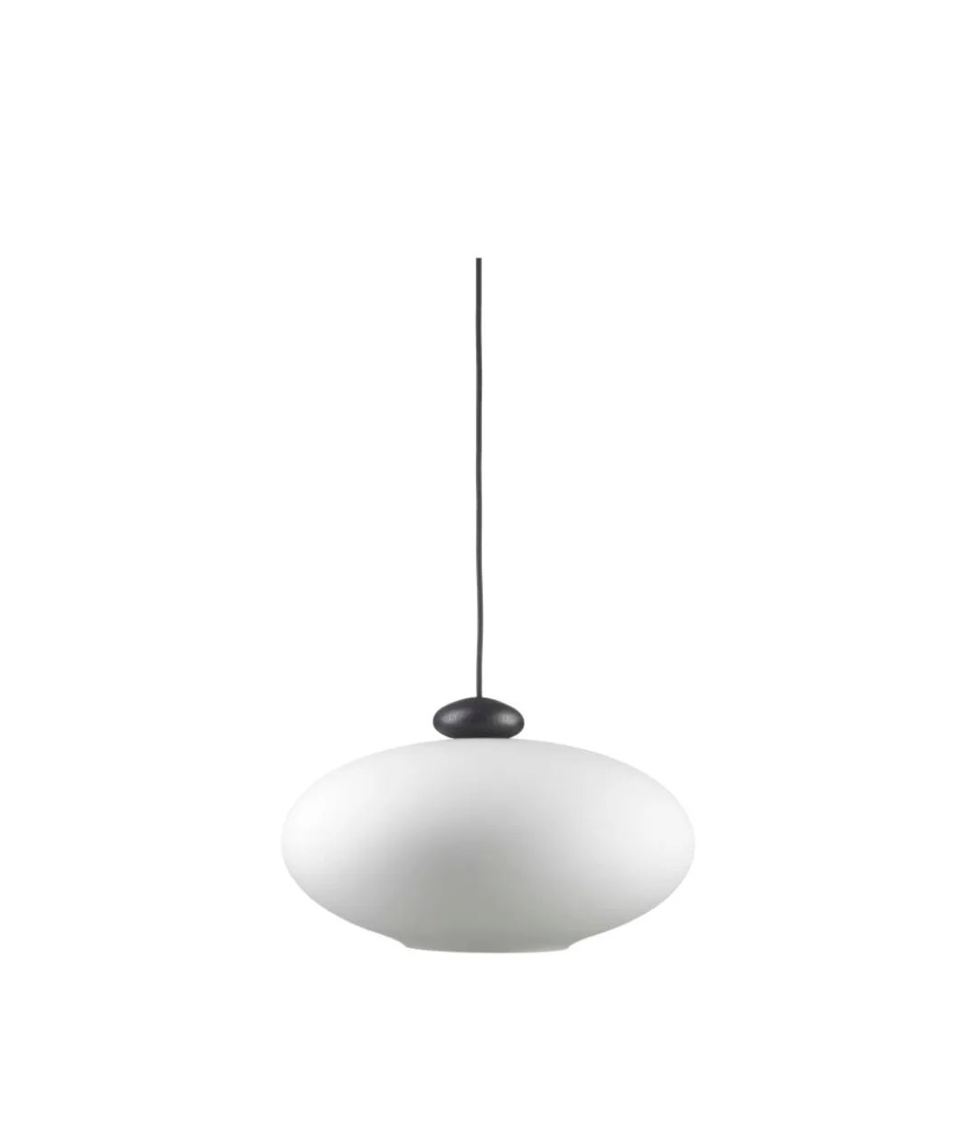 Philip Bro U3 Hiti - Pendel - Eg - Sort - Opalt glas- Pendler