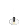 Philip Bro U2 Hiti - Pendel - Eg - Sort - Klart glas- Pendler